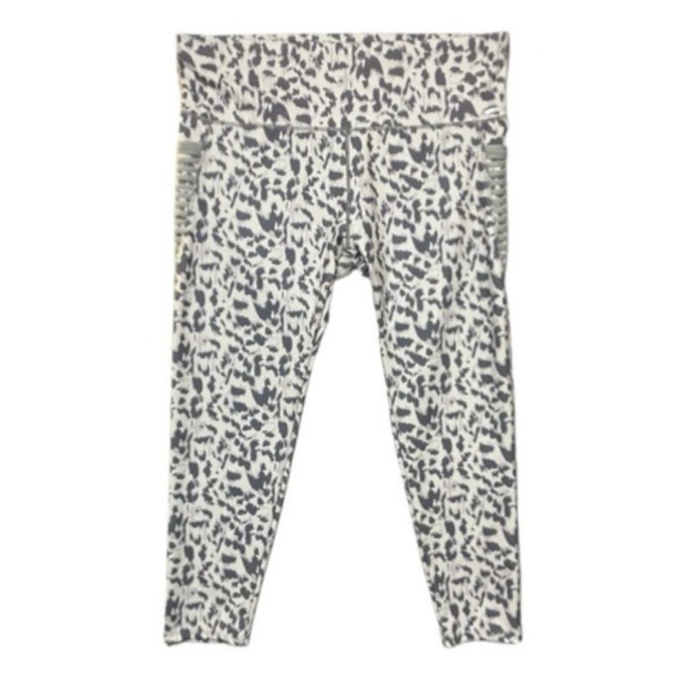 JGX Women's Multicolor Hi-Rise Compression Capri Pants w/ Pockets Plus Size 2XL